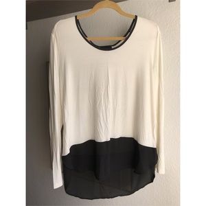 Metaphor Long Sleeve Blouse